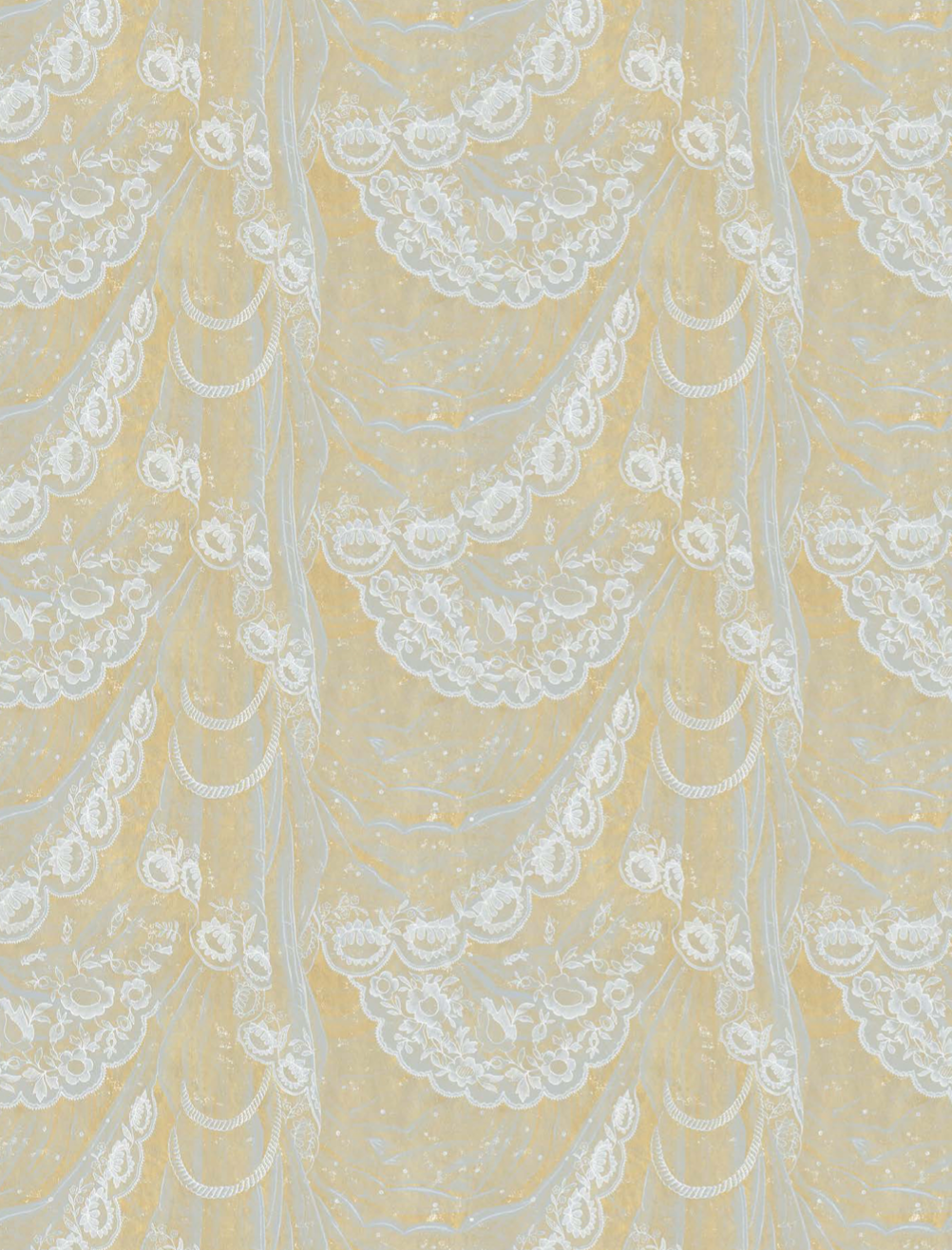 Dripping Lace Wallpaper (Roll)