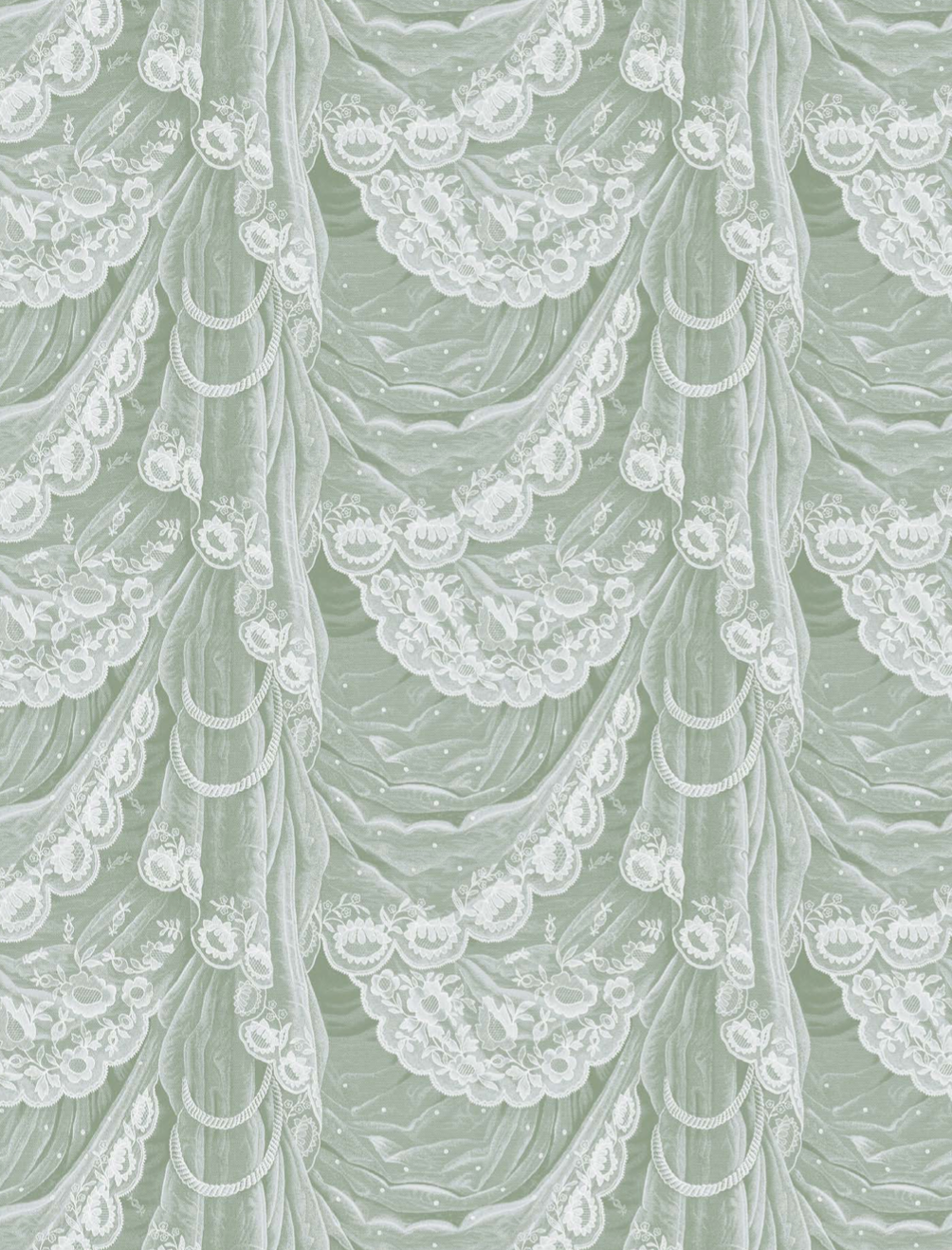 Dripping Lace Wallpaper (Roll)