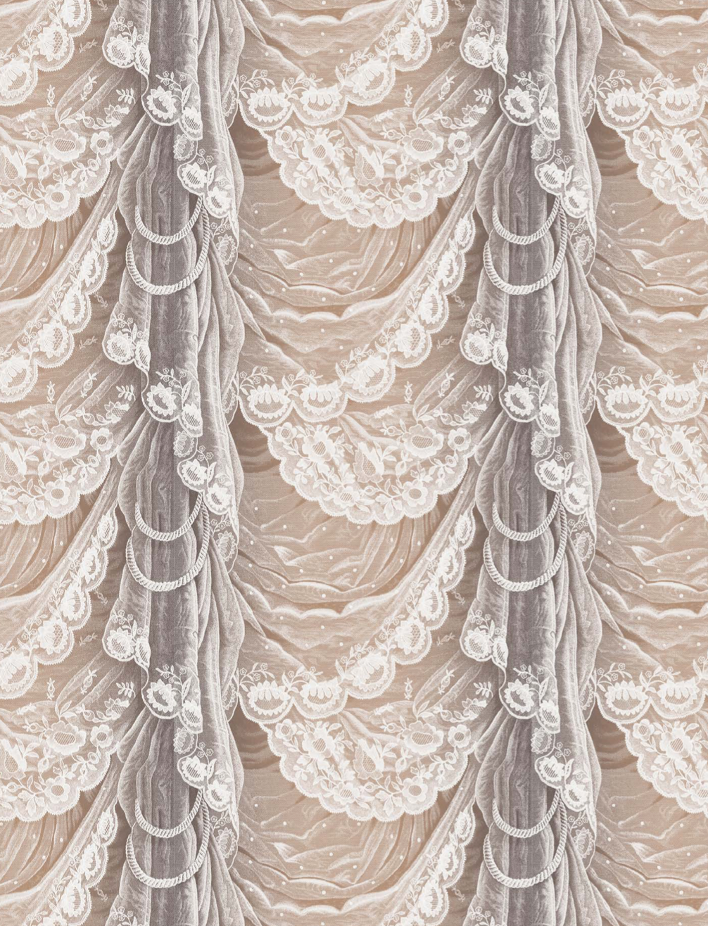 Dripping Lace Wallpaper (Roll)