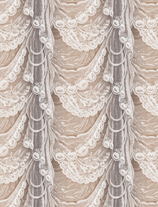 Dripping Lace Wallpaper (Roll)